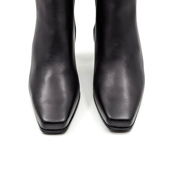 La Canadienne Women Tahlia Black Leather Dressy Office Heel Boots size 10 - Picture 6 of 11